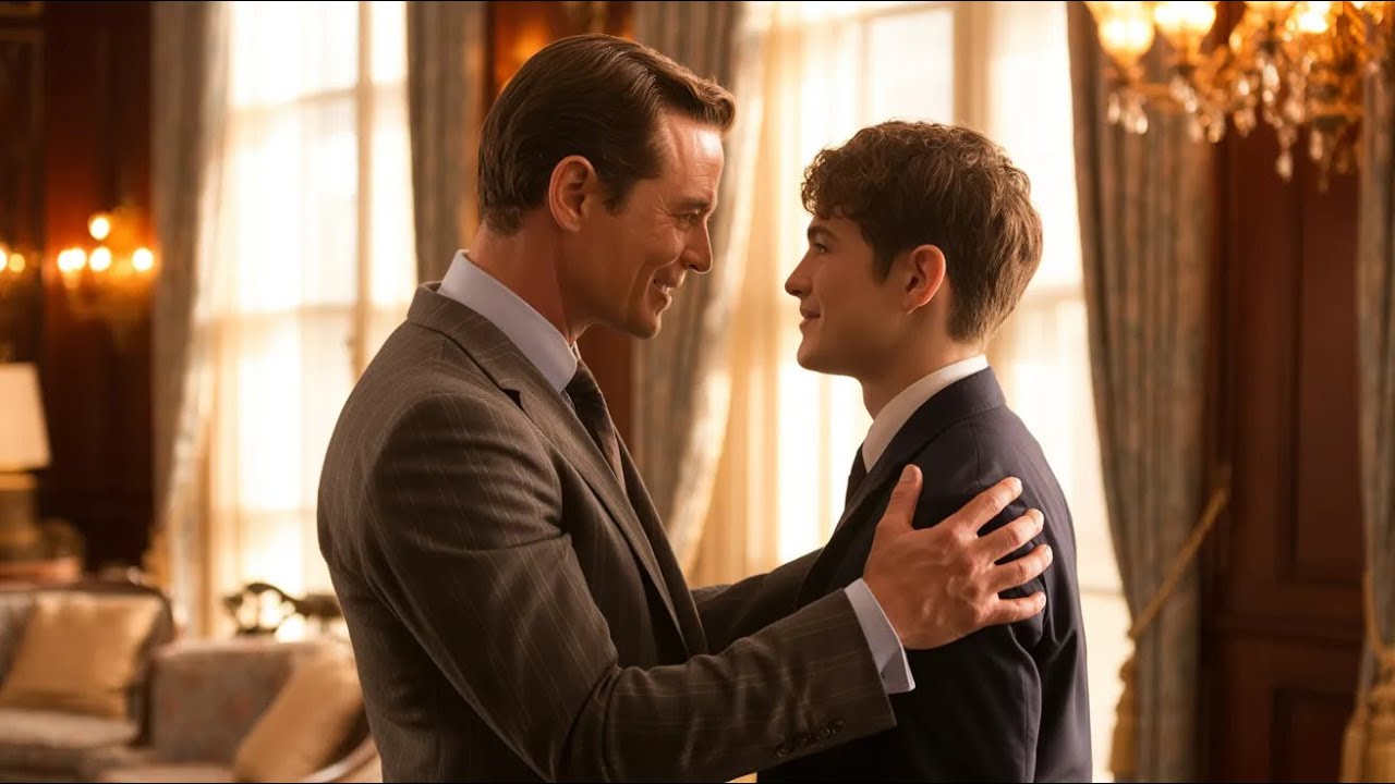 A TYCOON'S CHRISTMAS EVE ROMANCE WITH THE HOUSEKEEPER'S SON UNRAVELS IN SHOCKING REVELATIONS