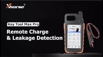VVDI Key Tool Max Pro Function Display - Remote Charge & Leakage Detection