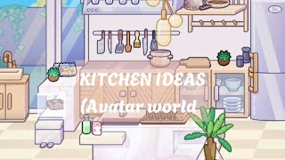 Kitchen Ideas for Avatar world Game 🤍🧸