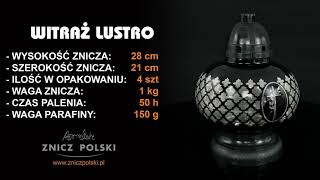 Produkcja Zniczy I Wkładów Parafinowych Niska Cena Dobra Jakość Dowóz Do Klienta. Witraż Lustro