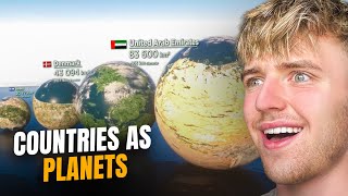 Athlete Statistics Countries If They Were Planets...