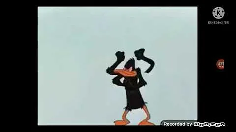 Daffy Duck goes insane