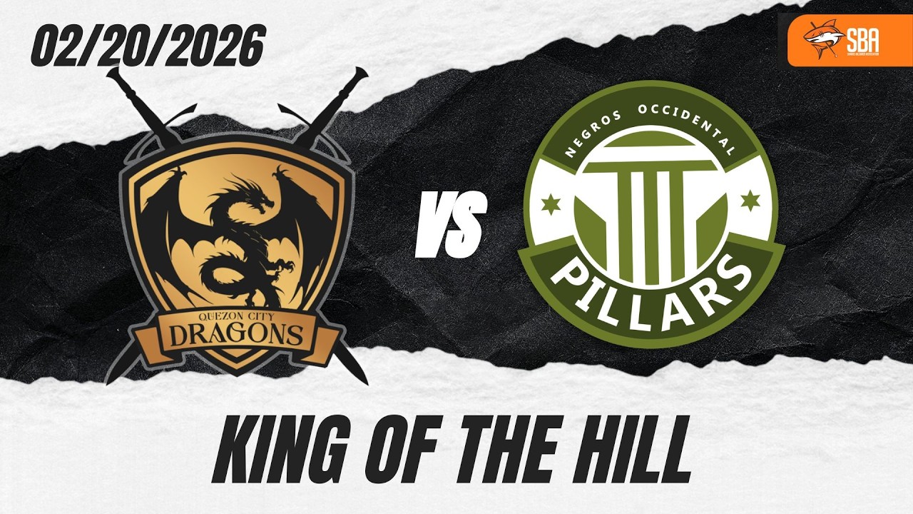 LIVE: QUEZON CITY DRAGONS vs. NEGROS OCCIDENTAL PILLARS | SBA SEASON 2 | February 20, 2026