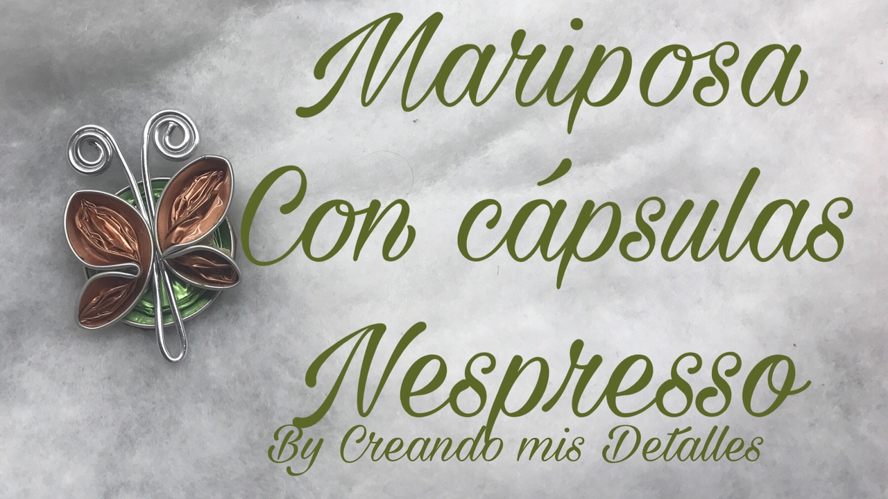 Búho de cápsulas Nespresso (tutorial) - YouTube