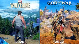 Marvel's Wolverine vs God of War God of War Ragnarök - Graphics and Details Comparison