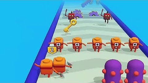 A Fun Numberblocks Merge Game! Merge Number Cube Run level 40, You Lose