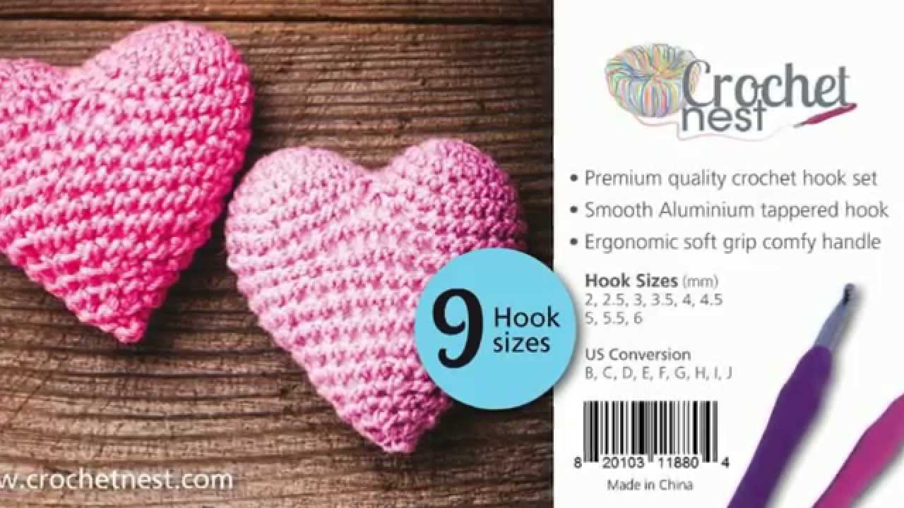 Easy Grip Crochet Hook Set