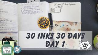 30 Inks 30 Days Commences! Let's Get to Swatching Day 1 of #30inks30days