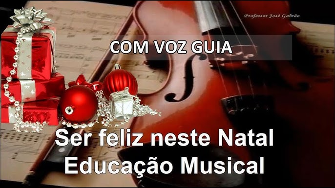 Natal - NOITE SANTA - ( Notas musicais, letra, acordes, karaoke ) 