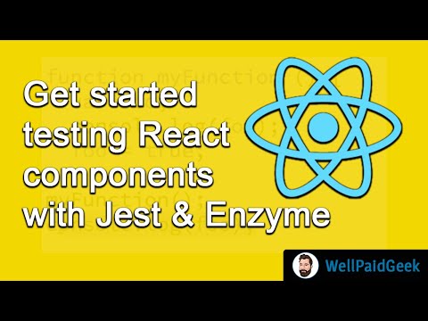 How to get started unit testing React components with Jest & Enzyme