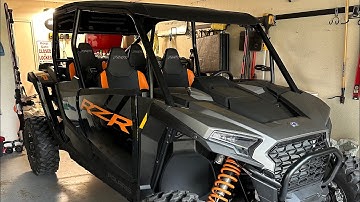 2024 Polaris RZR XP 4 Premium License Plate Bracket Install