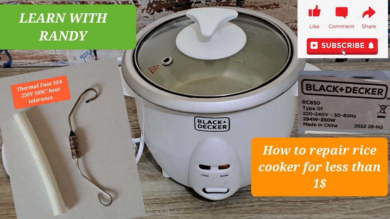 Black and Decker 3-Cup Rice Cooker Circuitry Repair - iFixit