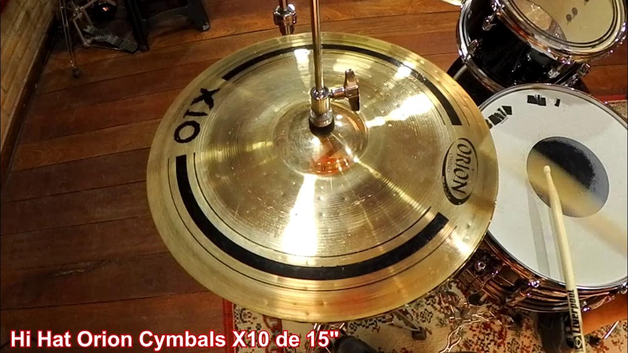 Hi Hat Orion Cymbals X10 de 15" YouTube