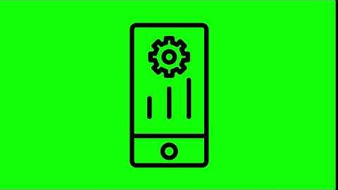 Animated Mobile Marketing Icon on Green Screen With Pop-up Sound