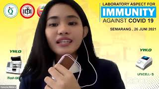 Webinar NAb “LABORATORY ASPECT FOR IMMUNITY AGAINTS COVID19” - PDS PatKLIn JATENG