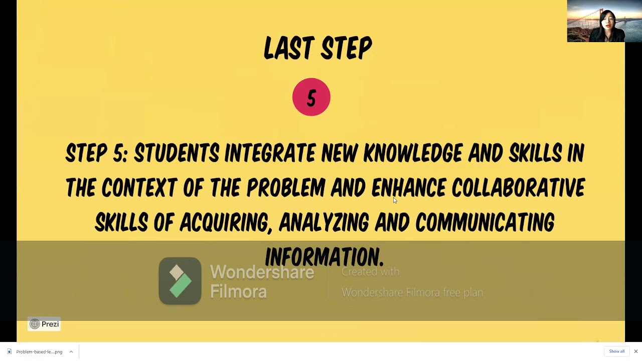 Problem-Based Learning; Characteristics of PBL; Steps in Problem ...