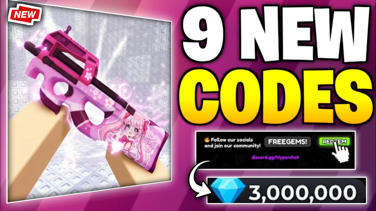 ⚠️NEW💥[CODE]⚠️ HYPERSHOT ROBLOX CODES FEBRUARY 2026! NEW HYPERSHOT ...