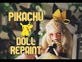 Pikachu Doll Repaint | Pokemon OOAK | etellan