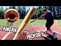 Hitting with the MacDougall PowerWood M21 - Wood Baseball Bat Review