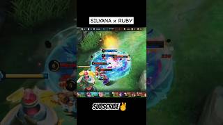 Mlbb Combo 🔥 Silvana x Ruby Combo #mlbb #mobilelegends #mlbbshorts #shortsmlbb  #shorts