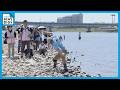 長良川で｢水切り大会｣ 全国各地から猛者が集結 最高記録は一体…？