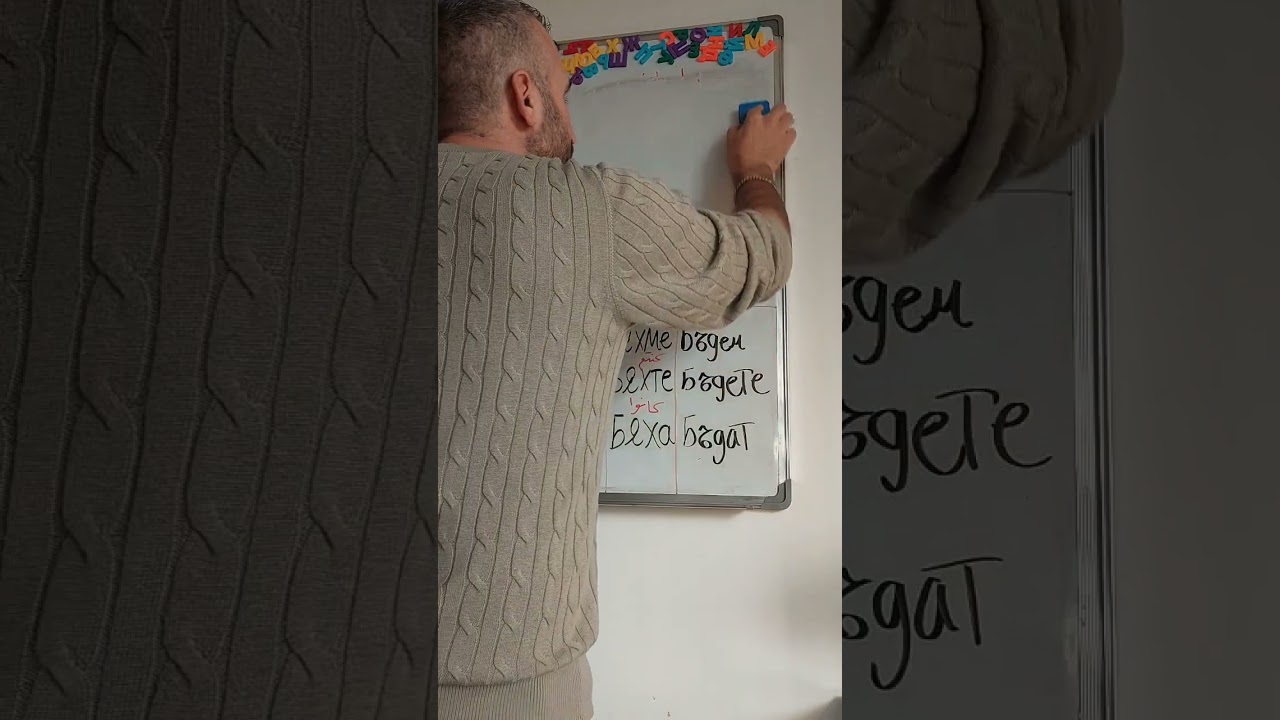 الفعل المساعد في الزمن الماضي و الحاضر والمستقبل في اللغة البلغارية #تعلم-اللغة-البلغارية