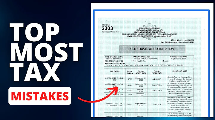 Top 5 Most Common TAX Mistakes of Taxpayers (And how to solve them) 😊 - DayDayNews