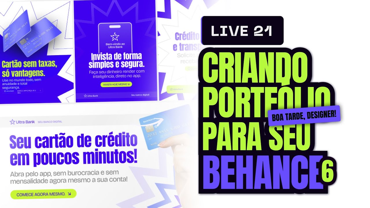 Criando PORTFÓLIO com IA e FIGMA para BEHANCE  - #021 #BDD