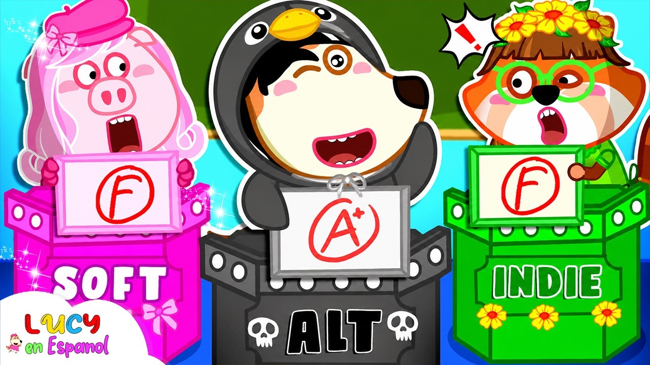 📚✨ ¡Alt vs Suave vs Indie Kid! 😱 Lucy Sorprende con la Mejor Nota + Más🌈@LucyEnEspanol