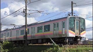 E129系B8+A5編成【4K】信越本線下り普通443M