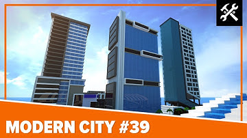 Modern City #39: Office Buildings - Minecraft Timelapse