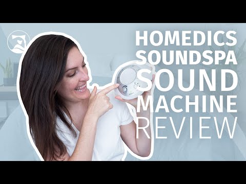 HoMedics SoundSpa Sound Machine Review - Sample All 6 Sounds!