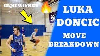 Luka Doncic Stepback Game Winner Move Breakdown! - Inverted Drag Drill