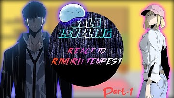 Solo Leveling React to Rimuru Tempest as a monarch |Part-1| [Au] GCRV