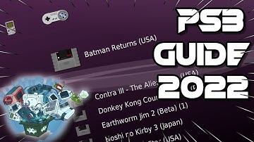 PS3 Homebrew: Retroarch 2022 Install Guide - Fix Playlists!