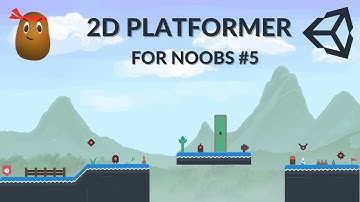 2D Platformer for noobs - Unity Course - Adding tile palettes and fixing raycast #5