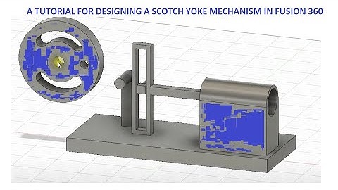 A TUTORIAL FOR A  SCOTCH YOKE MECHANISM  DESIGN IN FUSION 360