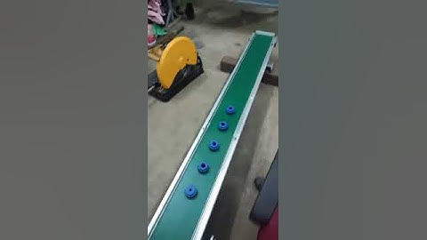 Orange Conveyor Systems - Wall Mounted Belt Conveyor