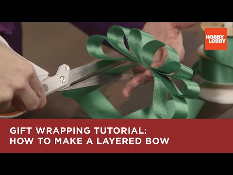 Gift Wrapping Tutorial: How to Make a Layered Bow | Hobby Lobby®