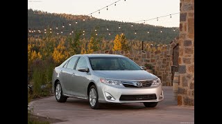 Toyota Camry USA V50 улучшение света замена линз камри полировка фар