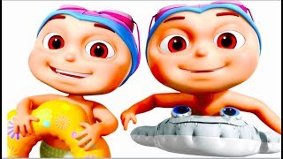 Zool Babies Swimming In A Pool (Single) | Nursery Rhymes For Children | Five Little Babies