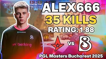 ☢️ ALEX666 POV: MIRAGE DOMINATION vs Astralis! | PGL Masters Bucharest 2025