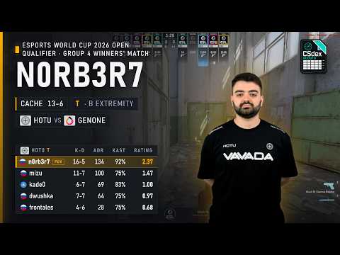 n0rb3r7 POV against GenOne on Cache