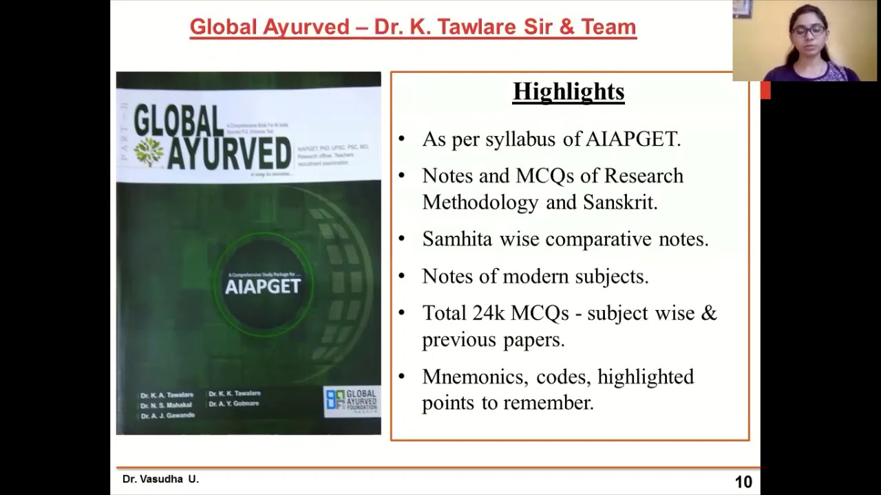 Tips and Tricks for AIAPGET by Dr. Vasudha Umate, PG Scholar, Nagpur