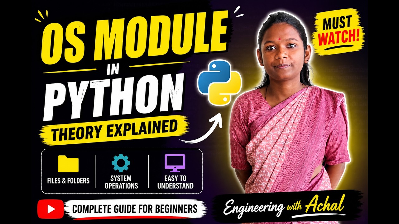 OS Module in Python | Complete Theory Explained | Easy for Beginners 🔥 ...