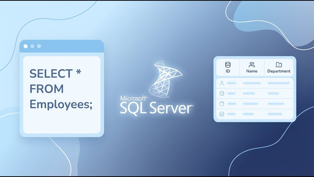 MSSQL Basics – Learn Database Fundamentals with SQL Server - YouTube