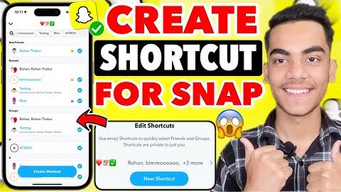 Snapchat Shortcut Kaise Banaye | How To Make A Snapchat Shortcut | Create Shortcut Snapchat