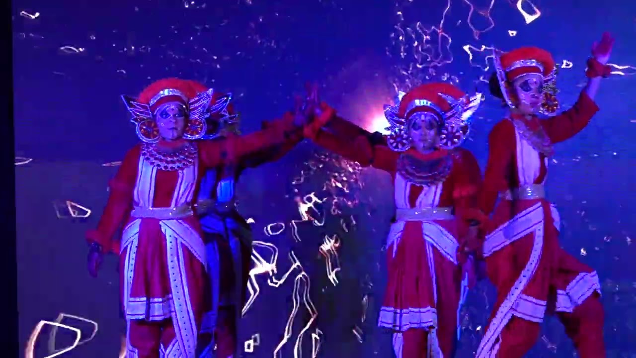 theyyam dance| 30th anniversary | Santhinikethan English School 💃🕺