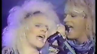 Poison on MTV NYE 1987 - "Talk Dirty To Me" and "Rock & Roll All Nite"