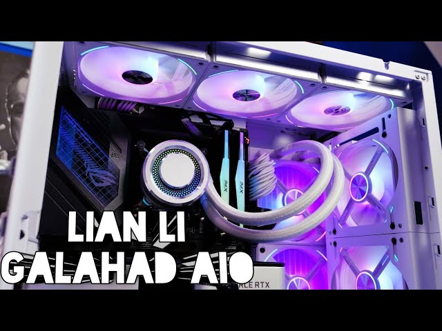 Lian Li Galahad AIO 240 unboxing install and benchmarks (in the